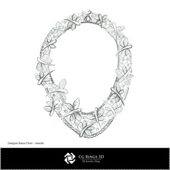 Necklace Sketch-Jewelry Design Jewelry Sketches