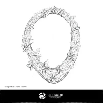 Necklace Sketch-Jewelry Design Jewelry Sketches