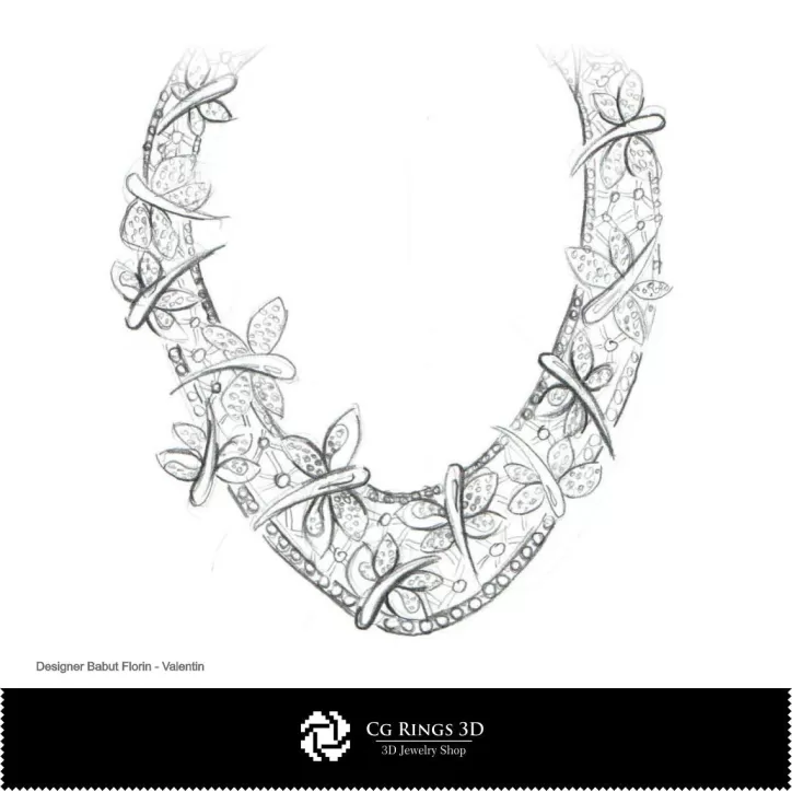 Schizzo Collana - Disegno di Gioielli