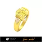 3D Gemstone Rings - Free 3D Model