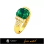 3D Gemstone Rings - Free 3D Model