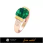 3D Gemstone Rings - Free 3D Model