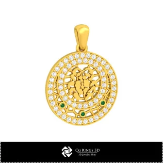 3D Cancer Zodiac Children Pendant Home, Jewelry 3D CAD, Pendants 3D CAD , 3D Zodiac Pendants, 3D Children Pendants