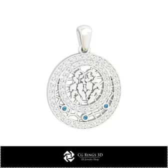 3D Cancer Zodiac Children Pendant Home, Bijoux 3D CAO, Pendentifs 3D CAO, Pendentifs du Zodiaque 3D, Pendentifs Enfants 3D