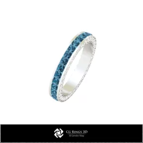 Anello nuziale - Gioielleria 3D CAD