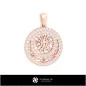 3D Leo Zodiac Children Pendant