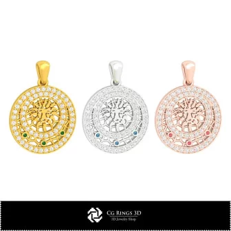 3D Leo Zodiac Children Pendant Home, Bijoux 3D CAO, Pendentifs 3D CAO, Pendentifs du Zodiaque 3D, Pendentifs Enfants 3D