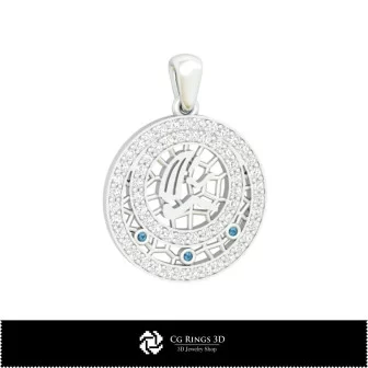 3D Virgo Zodiac Children Pendant Home, Bijoux 3D CAO, Pendentifs 3D CAO, Pendentifs du Zodiaque 3D, Pendentifs Enfants 3D