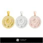 3D Virgo Zodiac Children Pendant