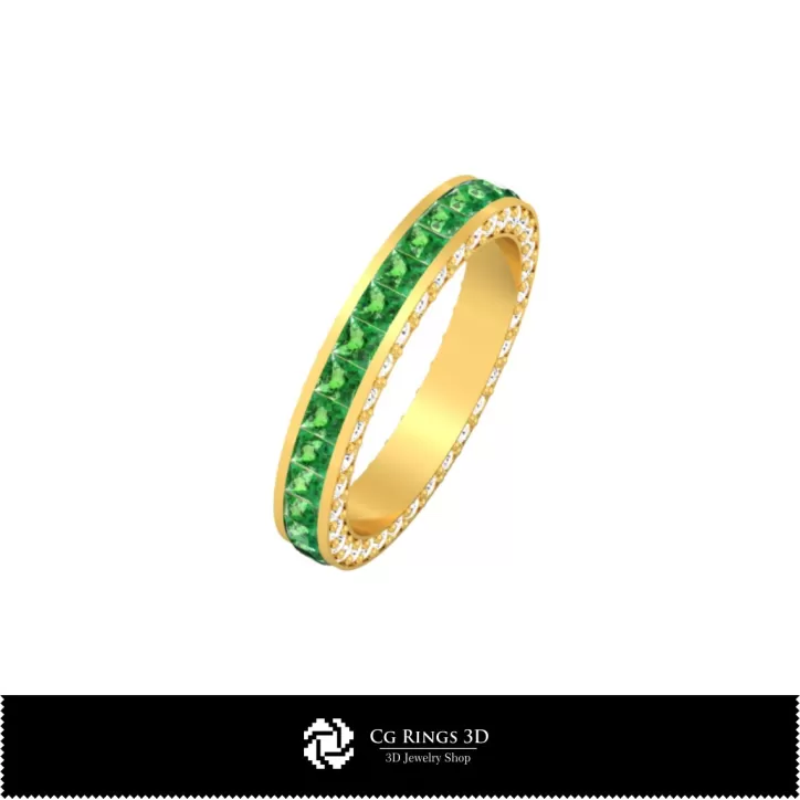 Bague de mariage - Bijoux DAO 3D