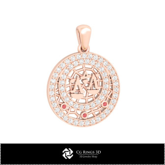 3D Libra Zodiac Children Pendant Home, Bijoux 3D CAO, Pendentifs 3D CAO, Pendentifs du Zodiaque 3D, Pendentifs Enfants 3D