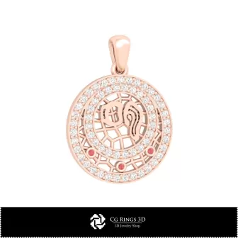 3D Wassermann Sternzeichen Kinderanhänger Zuhause, Schmuck 3D CAD, Anhänger 3D CAD, 3D Sternzeichen-Anhänger, 3D Kinderanhänger