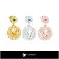 3D Taurus Zodiac Children Earrings