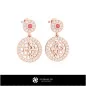 Boucles d'oreilles enfants Sagittaire Zodiaque 3D
