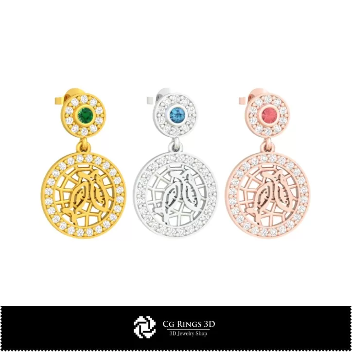 Orecchini per bambini 3D Zodiaco Pesci Orecchini per bambini 3D Zodiaco Pesci