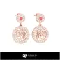 Boucles d'oreilles 3D Signe du Zodiaque Verseau pour Enfants