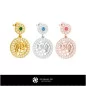 Boucles d'oreilles 3D Signe du Zodiaque Verseau pour Enfants