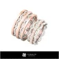 Anillos de boda - CAD 3D de joyería