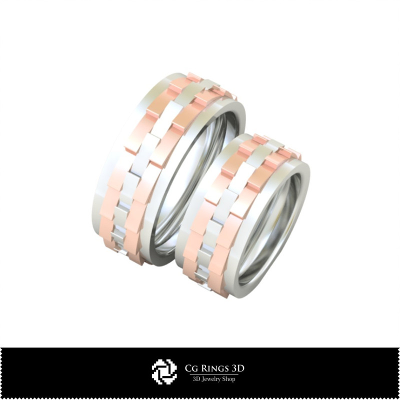 3D Wedding Ring Home, Bijuterii 3D , Inele 3D CAD, Verighete 3D