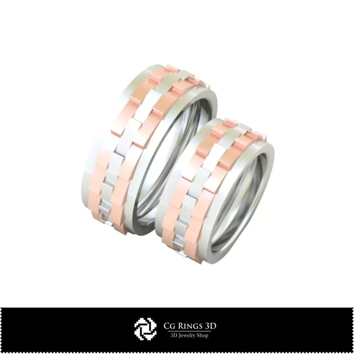 Wedding Rings - Jewelry 3D CAD