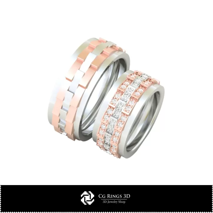 Fedi nuziali - Gioielli 3D CAD