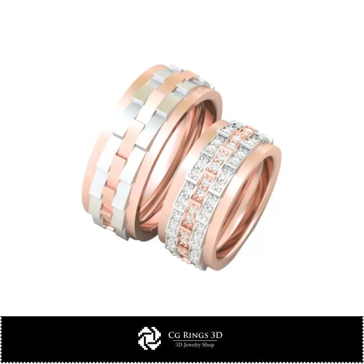 Alliances - Bijoux 3D CAO