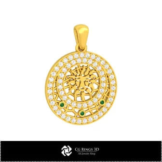 3D Collection of Zodiac Children Pendants Home, Jewelry 3D CAD, Jewelry Collections 3D CAD 