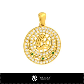 3D Collection of Zodiac Children Pendants Home, Jewelry 3D CAD, Jewelry Collections 3D CAD 