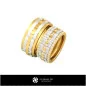 Anillos de boda - Joyería 3D CAD
