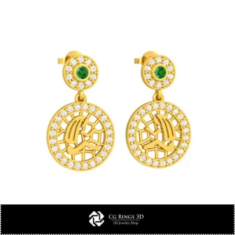 Ensemble de bijoux 3D pour enfants avec signe du zodiaque Vierge, bijou 3D DAO, ensembles de bijoux DAO 3D