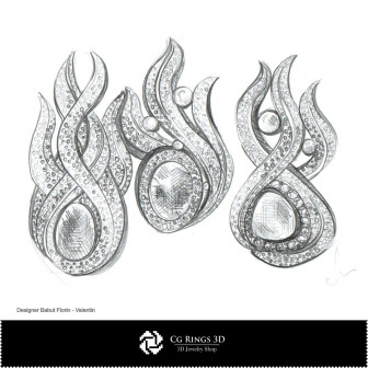 Brooch Sketch-Jewelry Design Jewelry Sketches