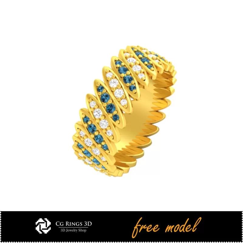 Bague Eternity - Bijoux 3D gratuits