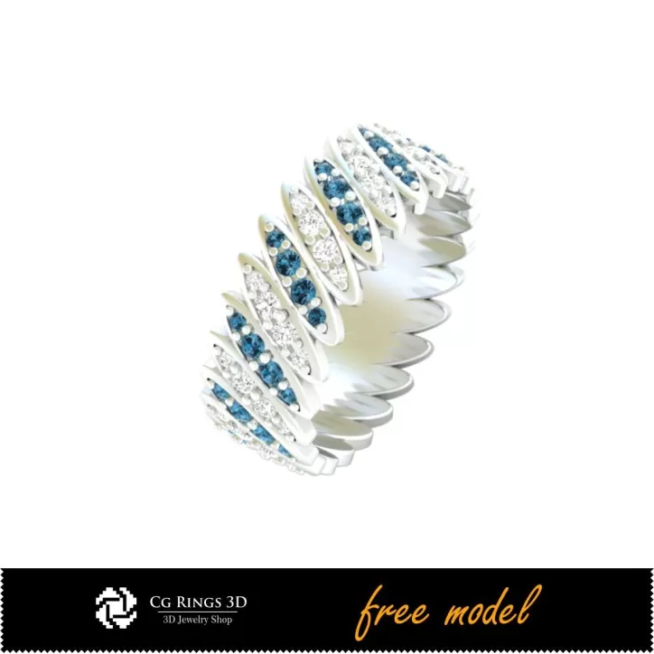 Bague Eternity - Bijoux 3D gratuits Bague Eternity - Bijoux 3D gratuits