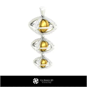 Pendentif boule 3D