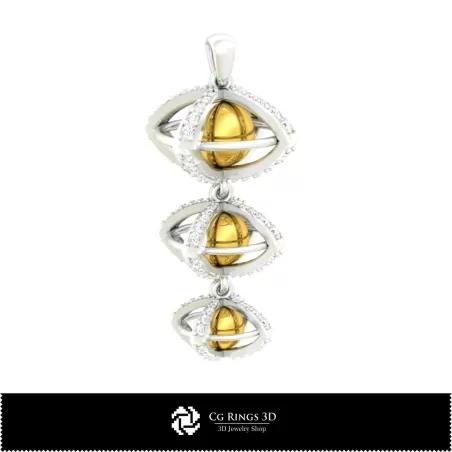 Pendentif boule 3D