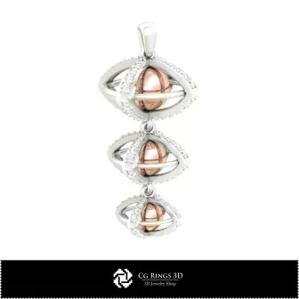 3D Ball Pendant Home, Bijoux 3D CAO, Pendentifs 3D CAO, Pendentifs Boule 3D