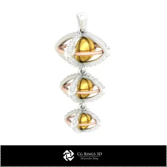 3D Ball Pendant Home, Bijoux 3D CAO, Pendentifs 3D CAO, Pendentifs Boule 3D