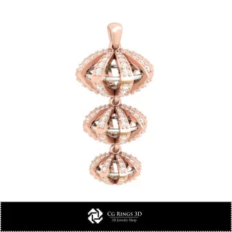 Joyería-Colgante CAD 3D Joyería CAD 3D, Colgantes CAD 3D, Colgantes de diamantes 3D, Colgantes florales 3D