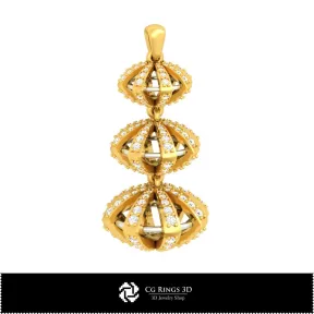 珠宝-吊坠 3D CAD 珠宝 3D CAD，吊坠 3D CAD，3D 钻石吊坠，3D 球形吊坠