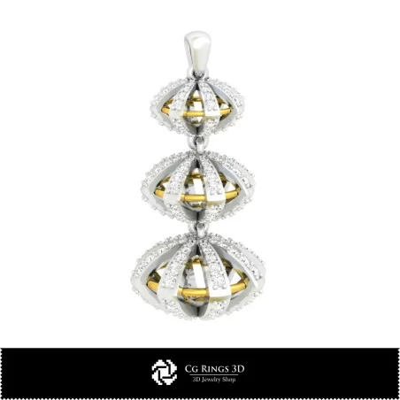 Joyería-Colgante CAD 3D