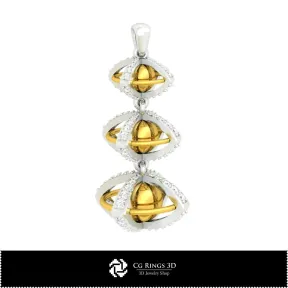3D-Kugel-Anhänger Zuhause, Schmuck 3D-CAD, Anhänger 3D-CAD, 3D-Diamant-Anhänger, 3D-Kugel-Anhänger