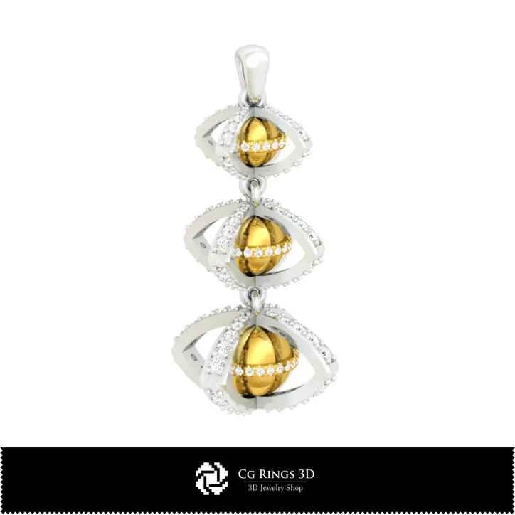 Pendentif boule 3D