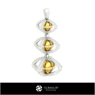 3D Ball Pendant Home, Bijoux 3D CAO, Pendentifs 3D CAO, Pendentifs Diamant 3D, Pendentifs Boule 3D