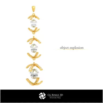 Colgante esfera 3D para el hogar, Joyería CAD 3D, Colgantes CAD 3D, Colgantes de diamante 3D, Colgantes esfera 3D