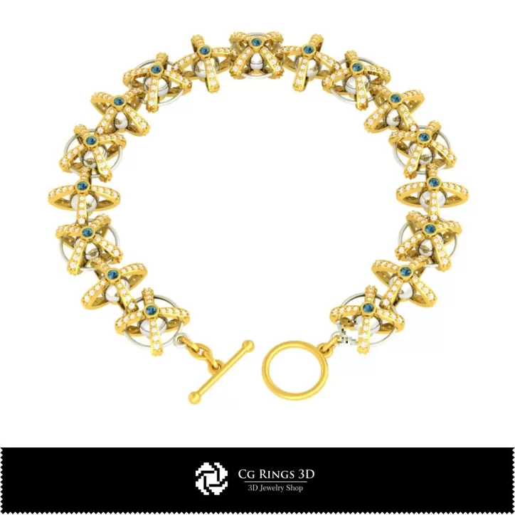 Bracciale a Sfere - Gioielli 3D CAD
