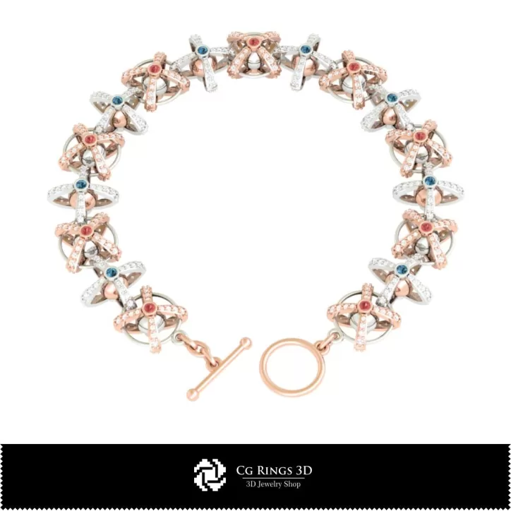 Bracciale a Sfere - Gioielli 3D CAD