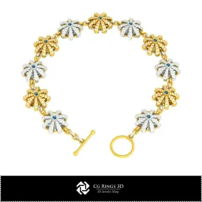 Jewelry-Bracelet 3D CAD  Jewelry 3D CAD, Bracelets 3D CAD , 3D Diamond Bracelets, 3D Bracelets