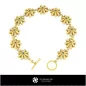 Pulsera con Diamantes - Joyería CAD 3D