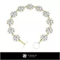 Bracciale con Diamanti - Gioielli 3D CAD