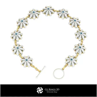 Gioielleria-Bracciale CAD 3D Gioielleria CAD 3D, Bracciali CAD 3D, Bracciali con Diamanti 3D, Bracciali 3D